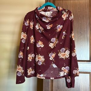 NWT Maurice’s floral long sleeve top